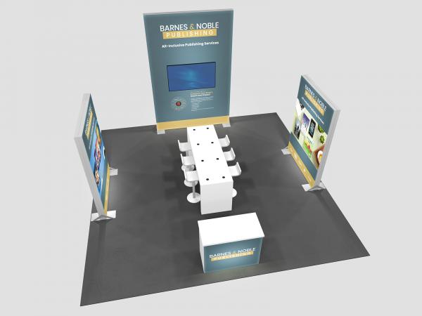 RENTAL | RE-9210 Gravitee Modular Island Exhibit -- View 4