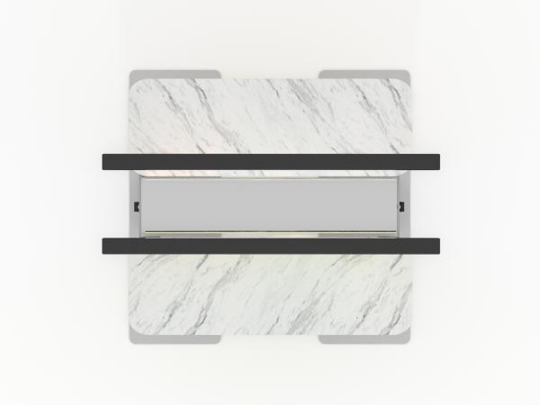 MOD-1661 Monitor Stand for Trade Shows and Events -- Plan View