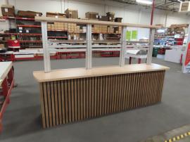 Custom Counter(s) with Front Doors, Storage, and Monitor Mount Supports