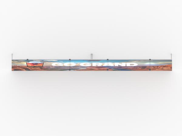 VK-2450 The Bigger One Portable Trade Show Display -- Plan View